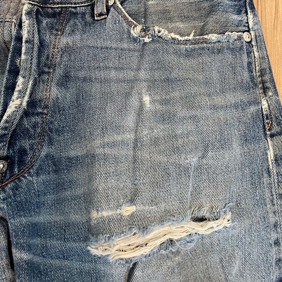 ACNE Moc Hurry ripped straight jeans size 30/32 - Picture 7 of 13